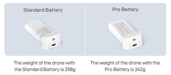 FIMI X8 Mini Standard og Pro batteri