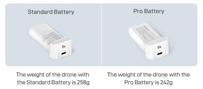 FIMI X8 Mini Standard and Pro battery