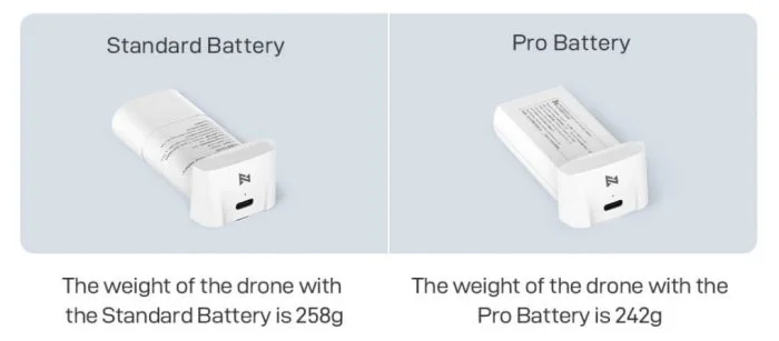 FIMI X8 Mini Standard och Pro-batteri