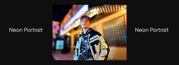 Realme 8 Pro Neon Portrait