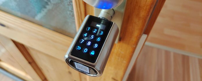 Κλείδωμα πόρτας WE.LOCK με καταχώριση PIN