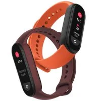 Xiaomi Mi Band 6 1.56 Inch 326 PPI AMOLED Retina-scherm Polsband Hartslag Bloedzuurstofmonitor 130+ Kijkgezichten 30 Sportmodi 5ATM Waterdichte BT5.0 Smart Watch Chinese versie