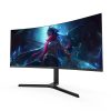 BlitzWolf BW-GM3 34-tums böjd spelmonitor 165Hz 4K-upplösning WQHD 3440 x 1440 cd / ㎡ 300R-krökning 1500% sRGB-färgskärm för hemmakontor