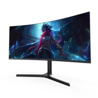 BlitzWolf BW-GM3 34 inch Curved Gaming Monitor 165Hz 4K Resolution WQHD 3440 x 1440 300 cd / ㎡ 1500R Curvature 120% sRGB Color Home Office Gaming Monitor