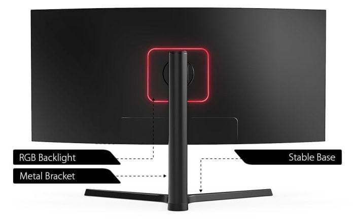 BlitzWolf BW-GM3 Gaming Monitor tilbake