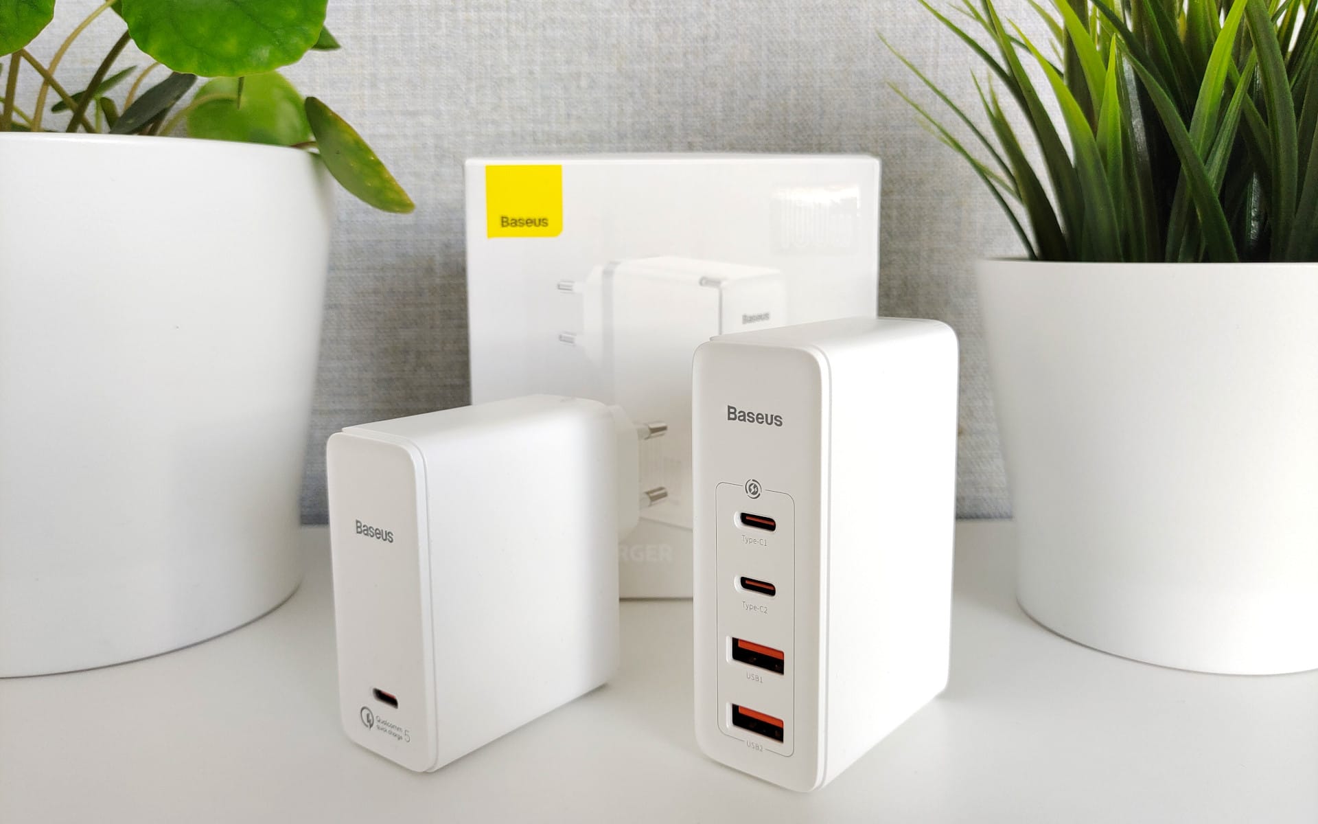 Επισκόπηση φορτιστή Baseus 100W GaN2