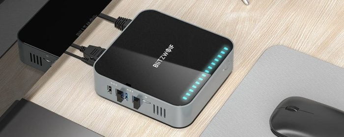 BlitzWolf BW-MPC1 Mini-PC connected