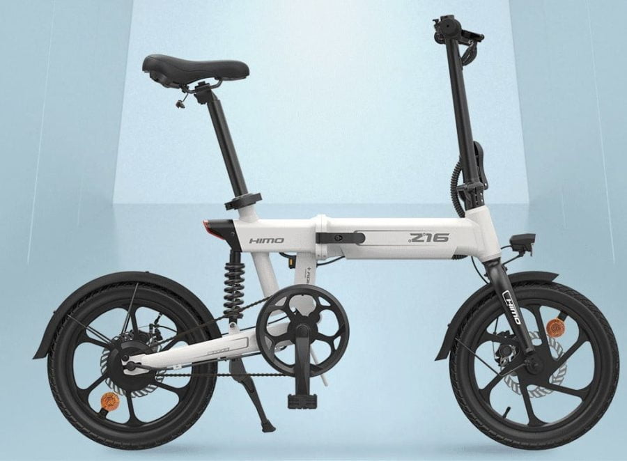 HIMO Z16 foldbar e-cykel elektrisk cykel fra siden