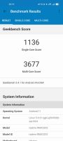 realme GT Modalità Geekbench GT