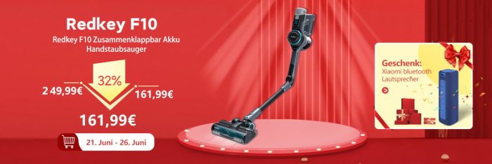 Redkey F10 Promotion Angebot Juni 2021