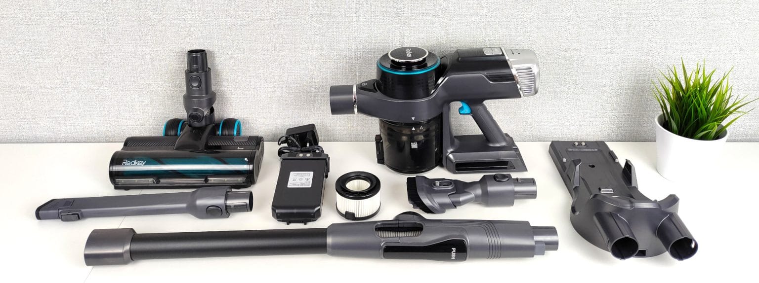 Redkey F10 test - cordless vacuum cleaner with many functions at a fair ...