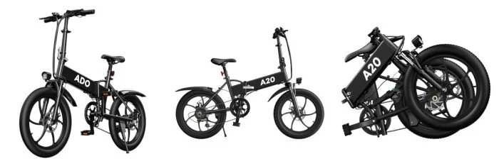 La bicicleta eléctrica ADO A20 de un vistazo