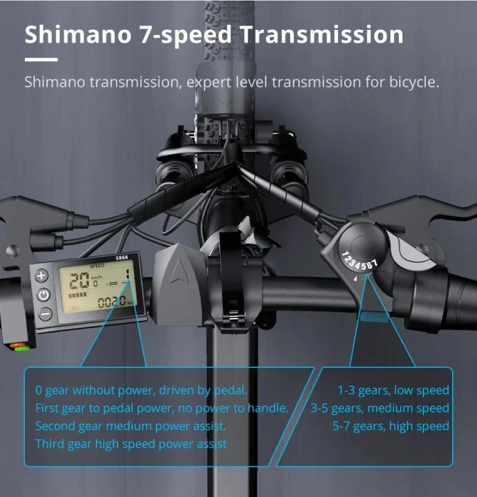 ADO A20 Shimano 7-versnellingsbak