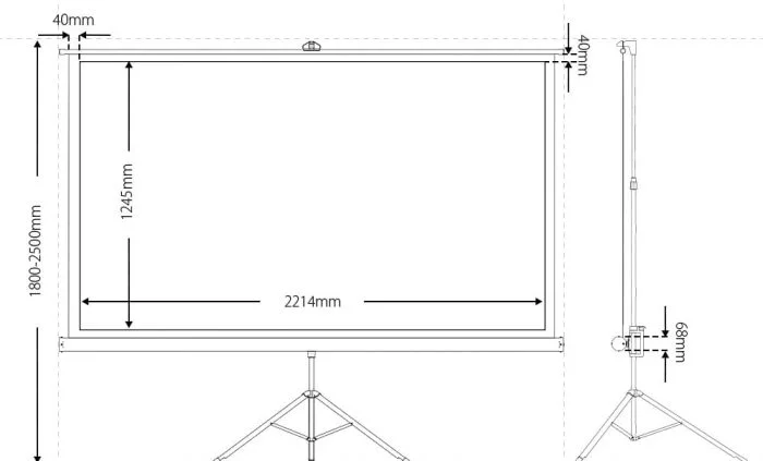 BlitzWolf BW-VS1 Mål Dimensioner