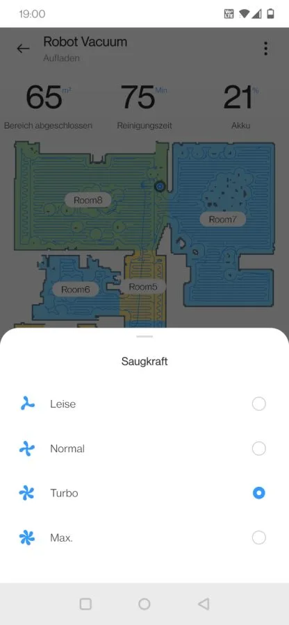 realme robot aspirapolvere impostazioni dell'app realme Link (1)