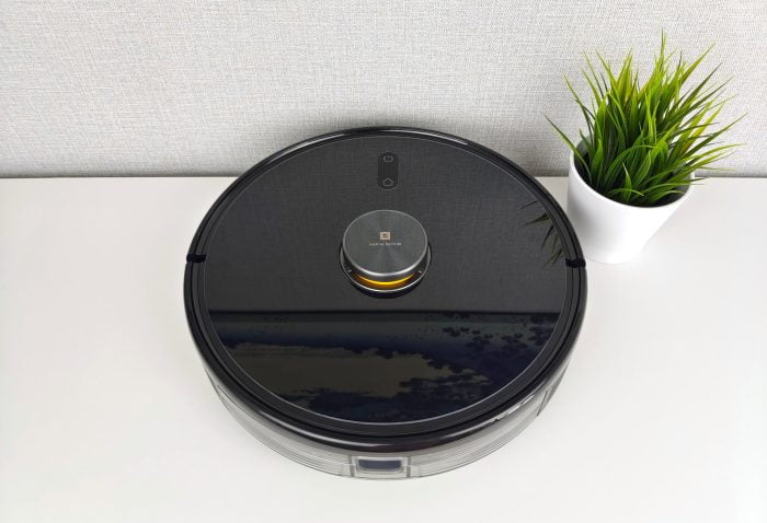 realme vakuumrobot ovenfra