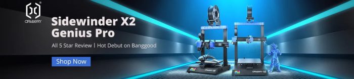 Αγοράστε το Artillery Sidewinder X2 φθηνά στο Banggood.