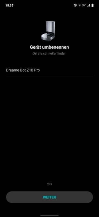 Oppsett av Dreame Bot Z10 Pro (8)