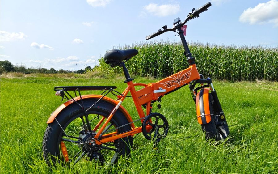 Электронный велосипед ENGWE EP-2 Pro в разложенном виде