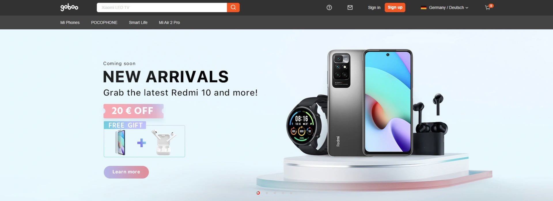 Goboo Xiaomi Shop Online kuponliste