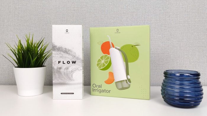 Oclean Flow and Oclean W10 packaging