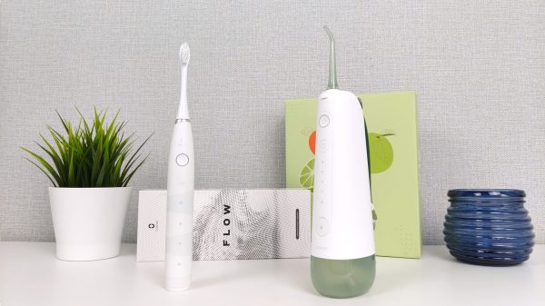 En-tête du rapport de test de la brosse à dents sonique Oclean Flow et de l'irrigateur oral Oclean W10