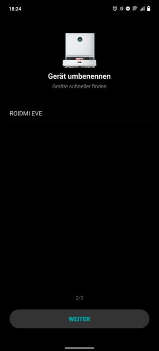 Aplicativo doméstico Roidmi EVE Plus Xiaomi (5)