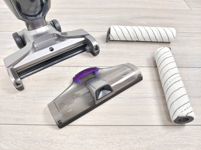 JIMMY HW8 Pro vacuum cleaner soft roller disassembled.