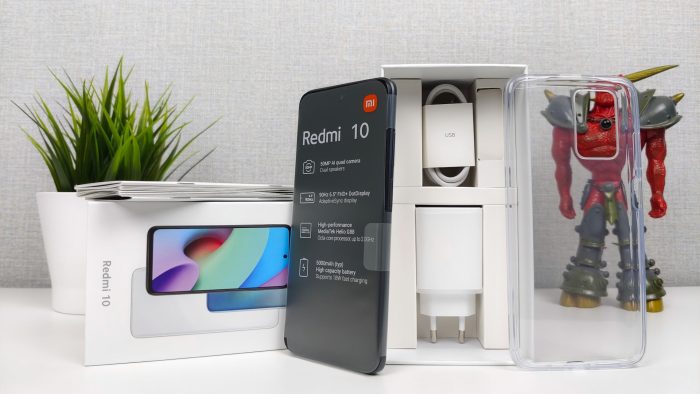 Redmi 10 smarttelefon leveringsomfang