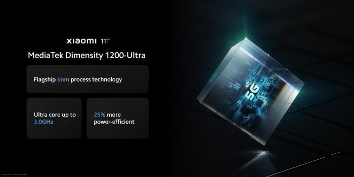 هاتف Xiaomi 11T MediaTek Dimension 1200 Ultra