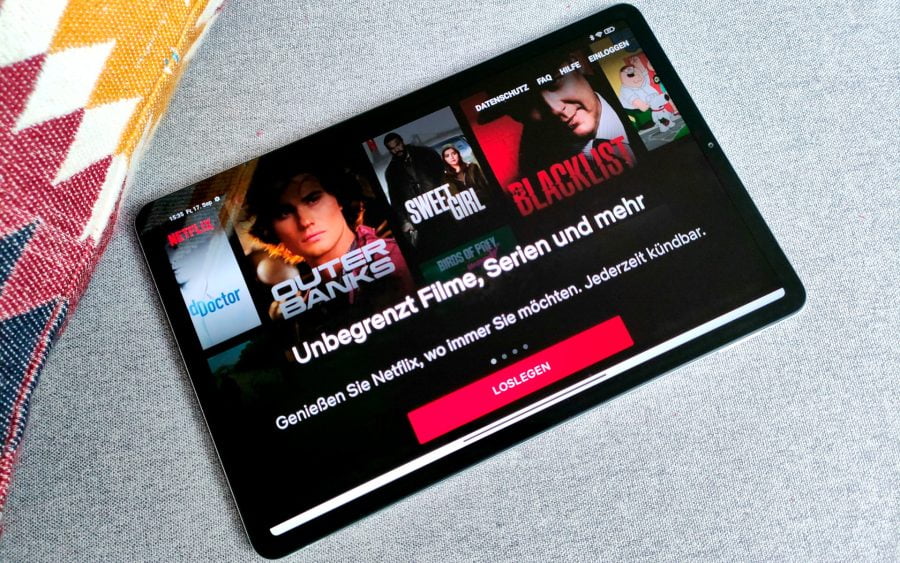Netflix on the Xiaomi Pad 5 in high resolution thanks to Widevine L1.