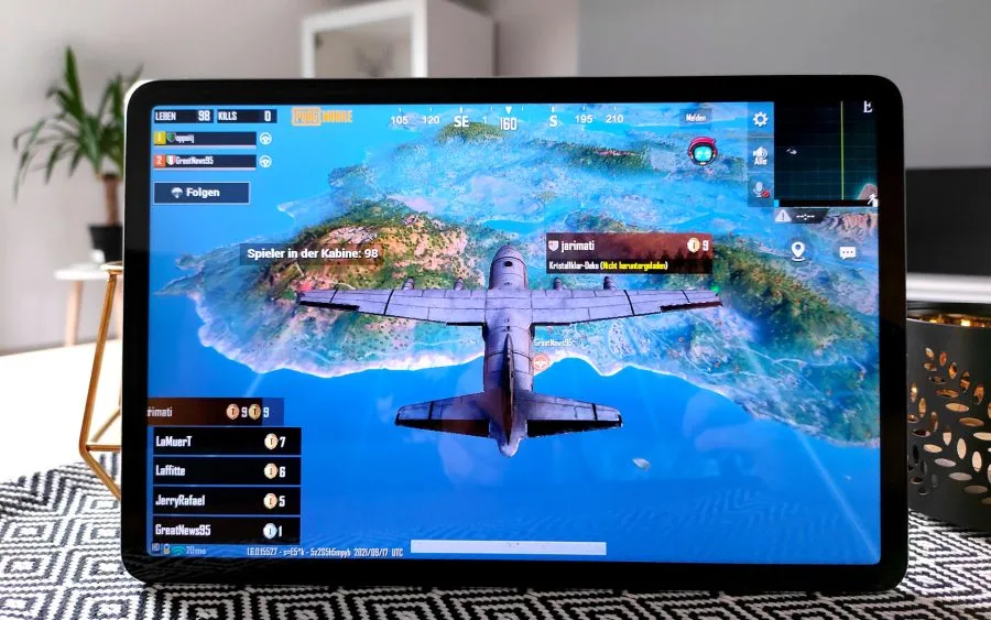 PUBG on the Xiaomi Pad 5.