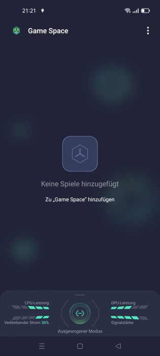 realme UI 2.0 Benutzeroberfläche realme Game Space