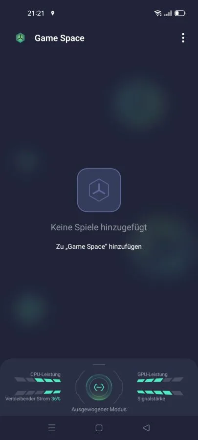 realme UI 2.0 Benutzeroberfläche realme Game Space