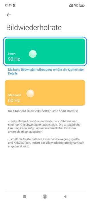 POCO M4 Pro Displayeinstellungen (3)