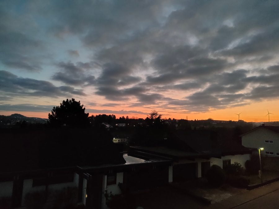 coucher de soleil de la caméra principale realme GT Neo2