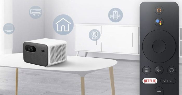 Xiaomi Mi Smart Projector 2 Pro Android TV 9 с дистанционным управлением