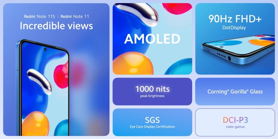 Xiaomi Redmi Note 11S display
