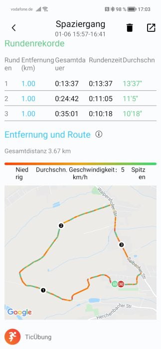 TicWatch Pro 3 Ultra Sportprogramm Übersicht (4)