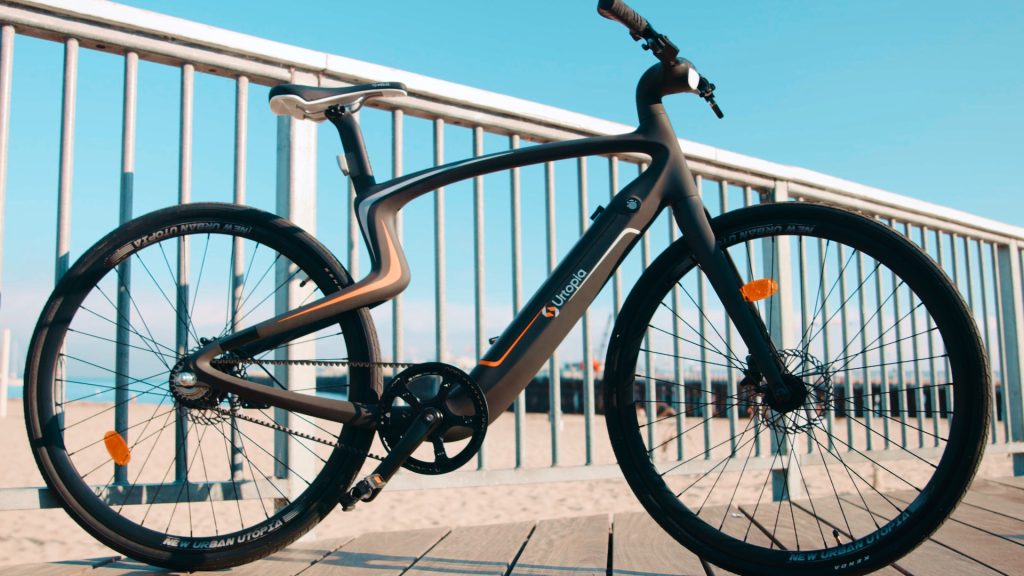 Testata bici elettrica Urtopia Carbon