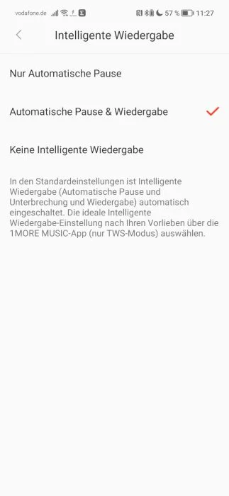 1MERE PistonBuds Pro App Carrier Detection