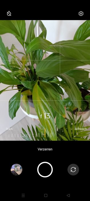 RealmeUI camera app portrait mode