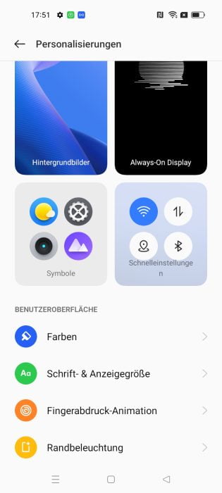 Personalizacja realmeUI 3.0.