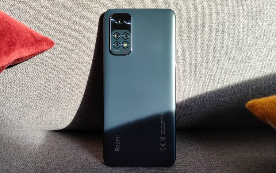 Redmi Note 11 back cover in Graphite Grey