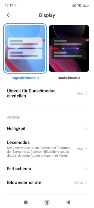 Redmi Note 11 skärminställningar (3)