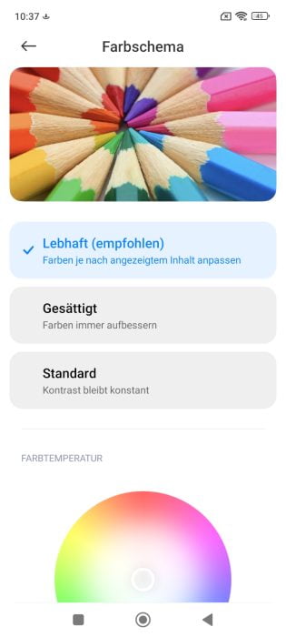 Redmi Note 11 skjerminnstillinger (1)