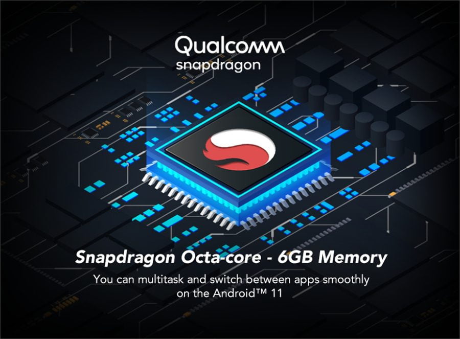 TCL TAB MAX 10.4 tablet Snapdragon 665 and memory.