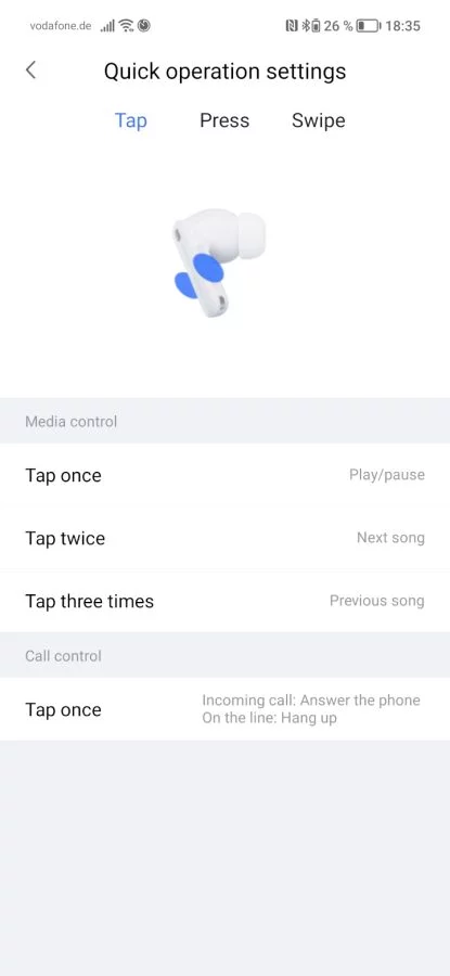 Xiaodu App Gestensteuerung (2)