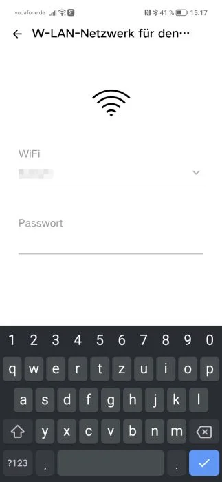 Partage de données Wi-Fi avec l'application Smartmi Link.