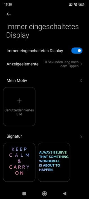 Redmi Note 11 Pro 5G zawsze włączone efekty wyświetlania (3)